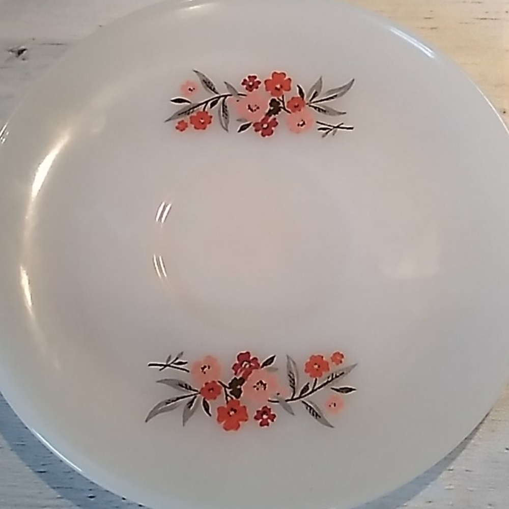 Fire king vintage Primrose saucers set of 2